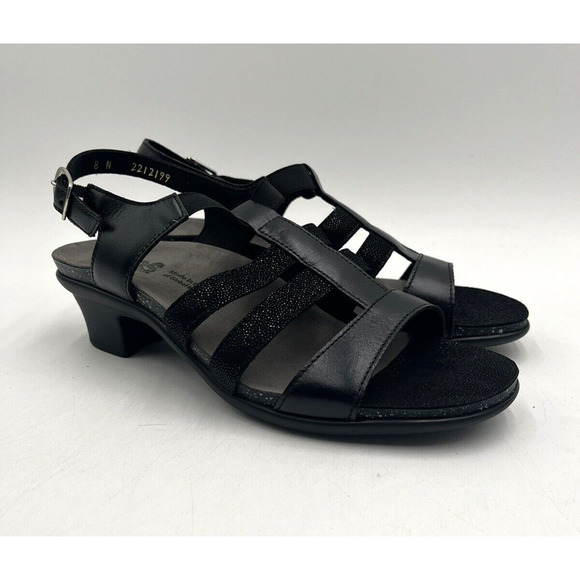 NEW SAS ALLEGRO Women's Sandal Black US Size 8 Narrow NIB - Picture 1 of 11